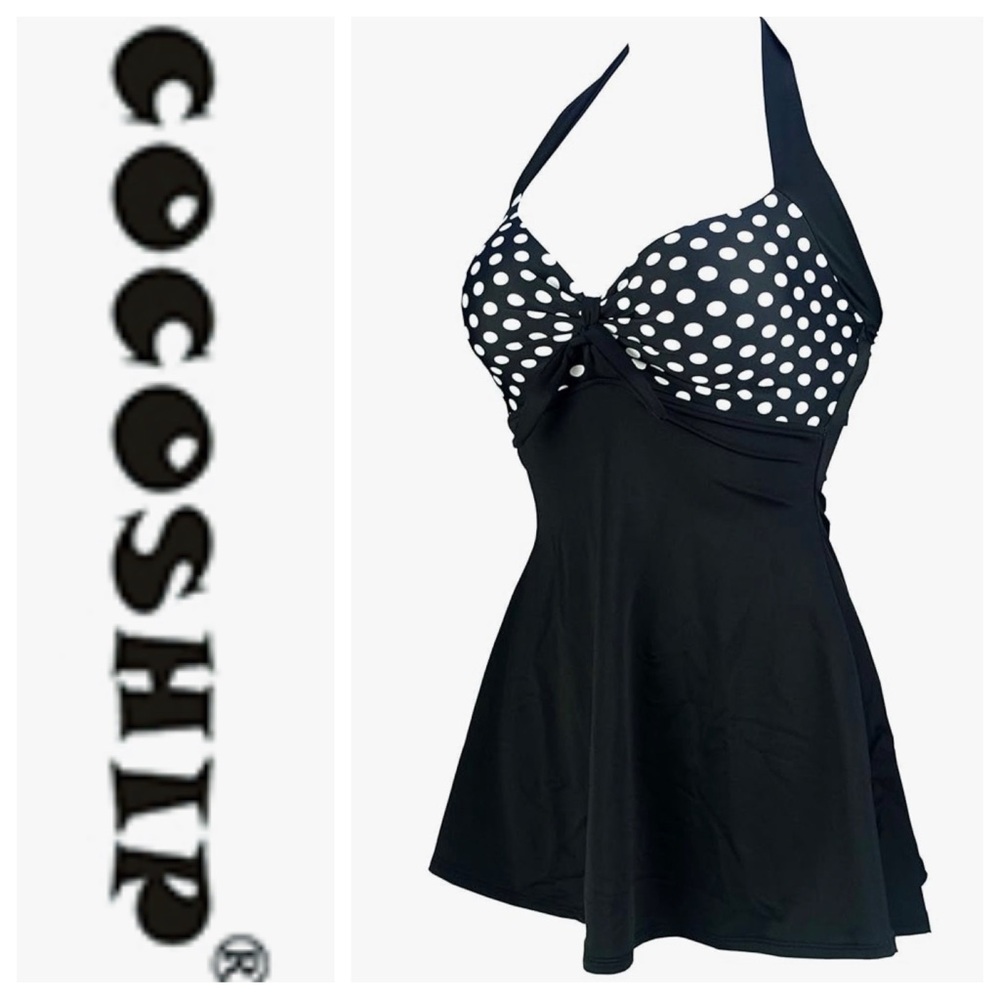 COCOSHIP Vintage Sailor Pin Up Swimdress